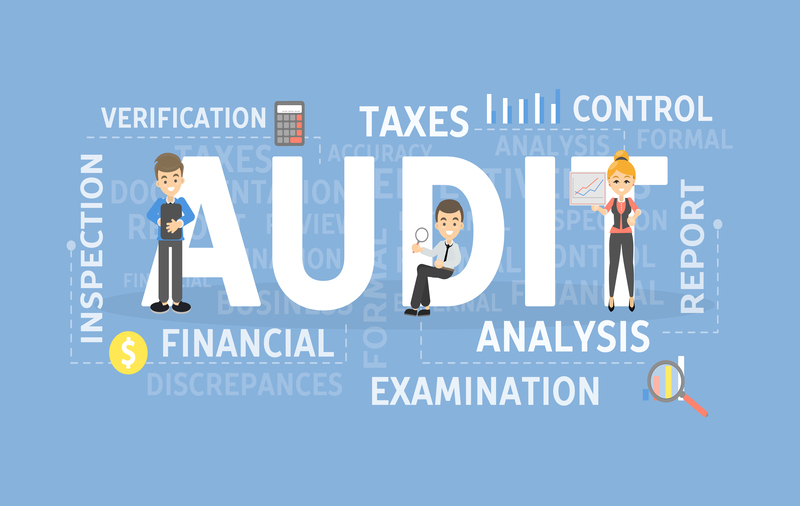 Audit concept illustration.